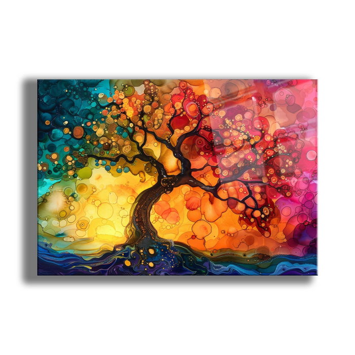 Wallity Camtbl-060 Pintura de Vidrio Templado Decorativo Multicolor 50 x 70 cm
